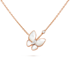 ¡®Dream¡¯BUTTERFLY MOP DIAMOND NECKLACE