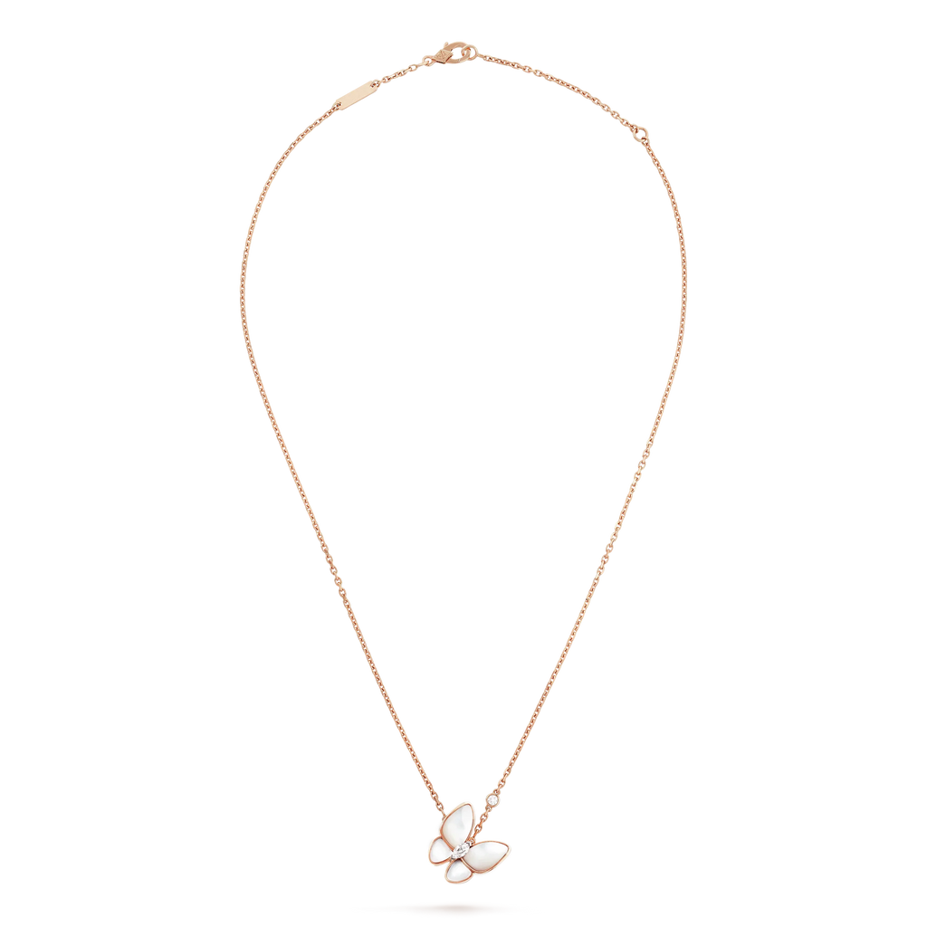¡®Dream¡¯BUTTERFLY MOP DIAMOND NECKLACE