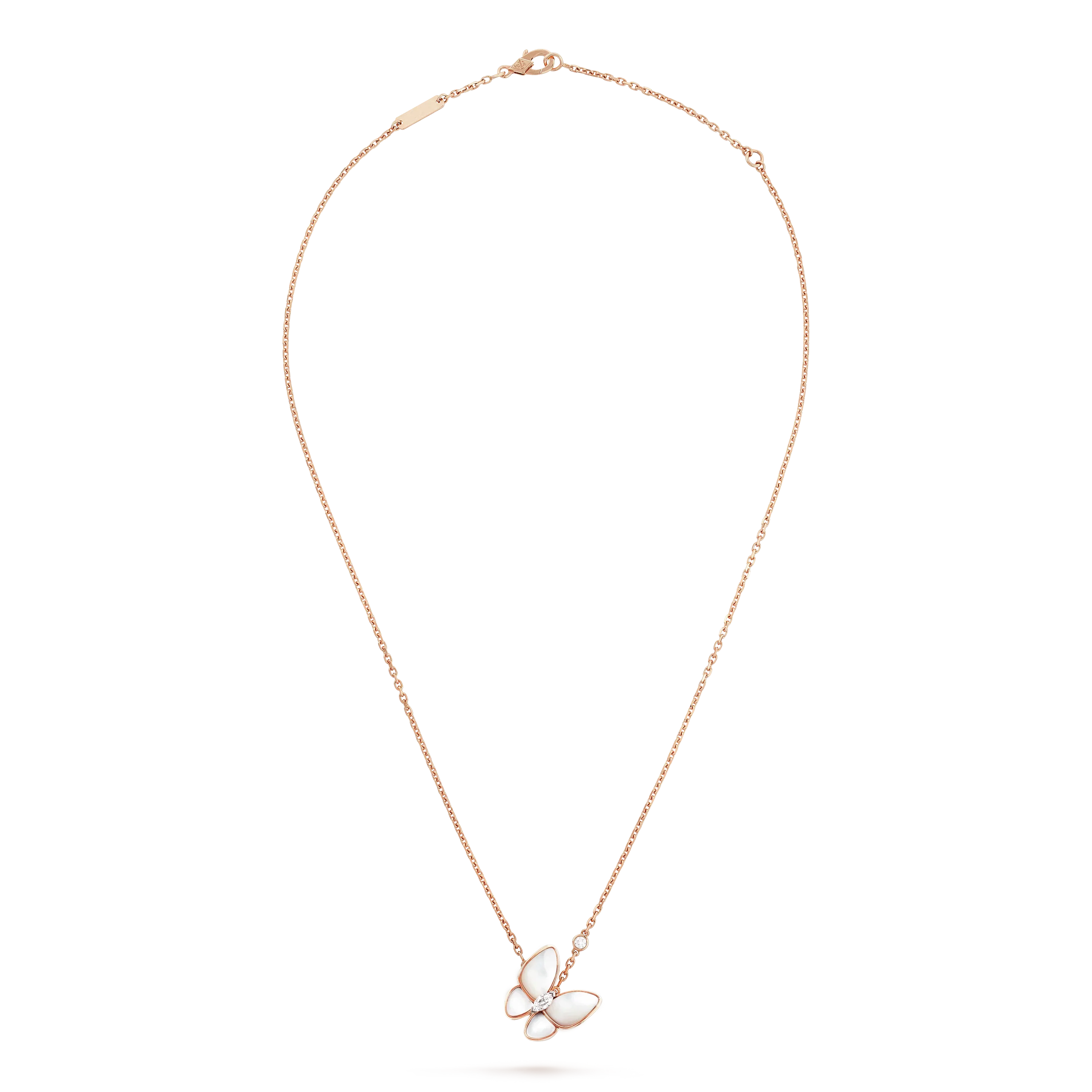 ¡®Dream¡¯BUTTERFLY MOP DIAMOND NECKLACE
