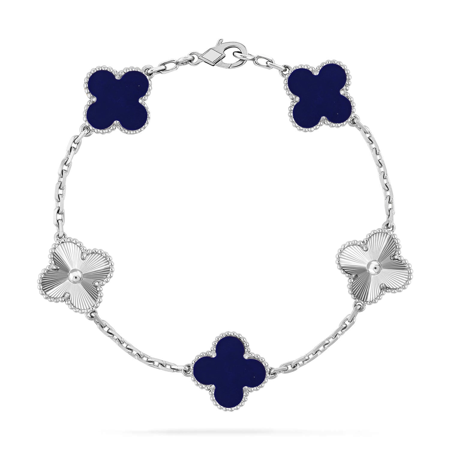 [Dream]Neue CLOVER 5 MOTIF LAPIS LAZULI ARMBAND KOLLEKTION
