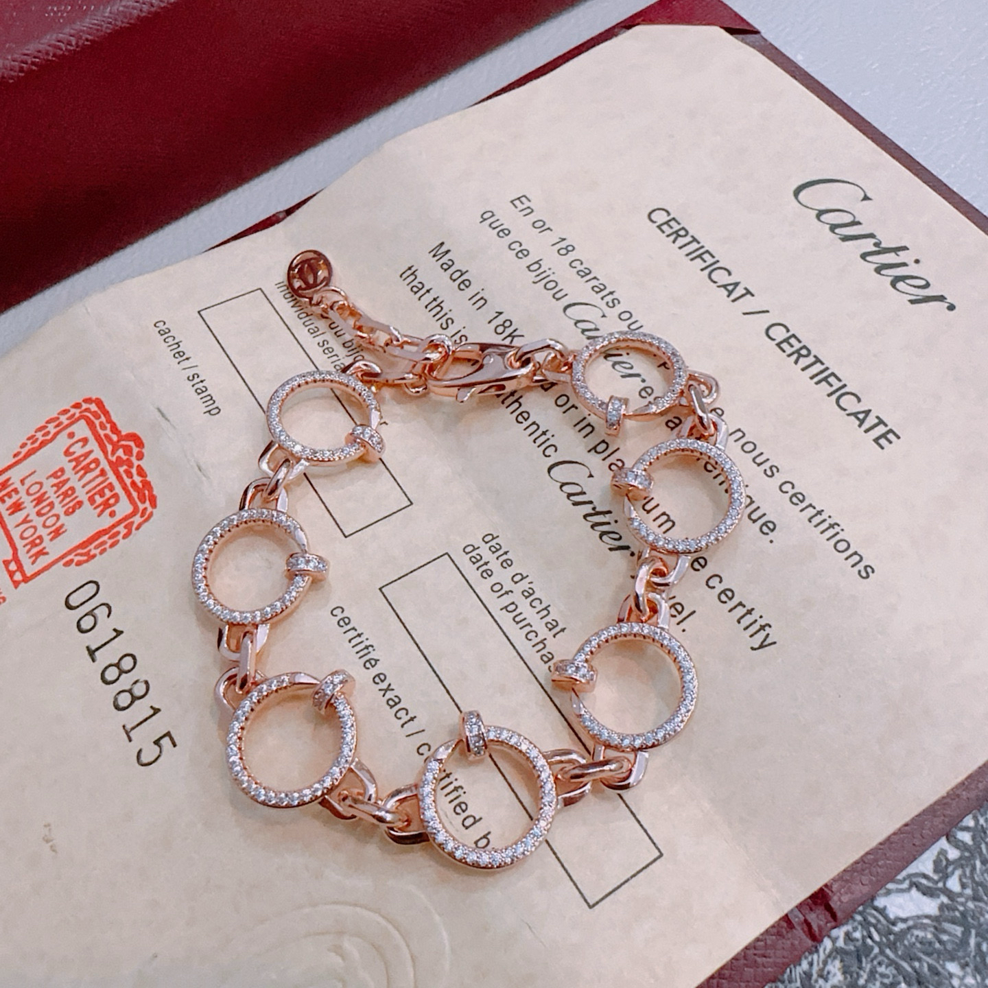 „Dream“LOVE-Armband von JUSTE mit Diamanten