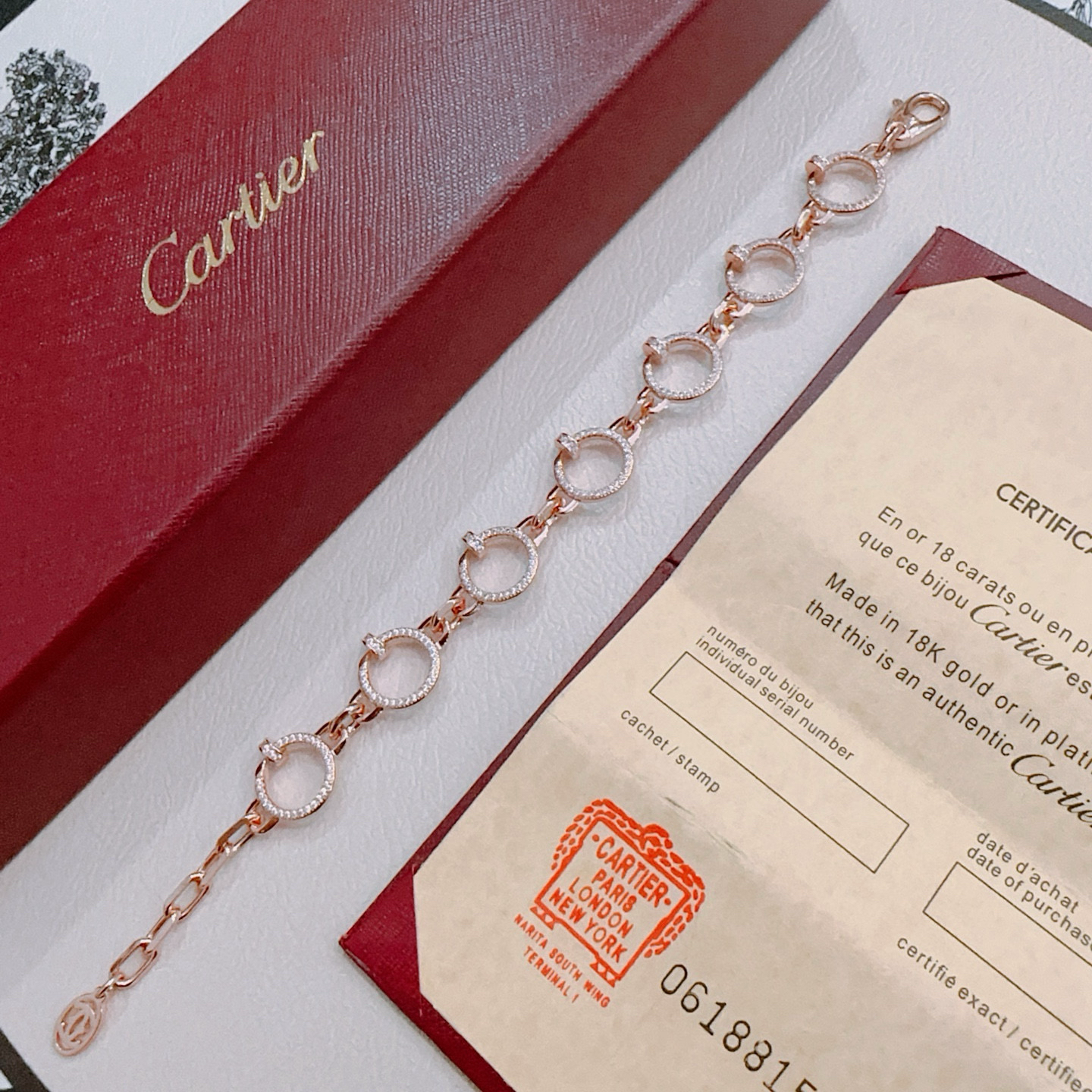 „Dream“LOVE-Armband von JUSTE mit Diamanten