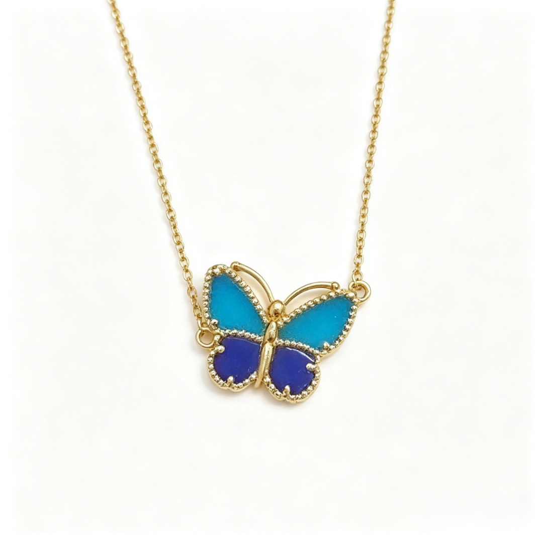 [Dream JURI] 2026 NEW LUCKY BUTTERFLY 1 MOTIFS NECKLACE