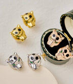 [Dream] CHRRTAH-PRINT STUD EARRINGS, THREE COLORS