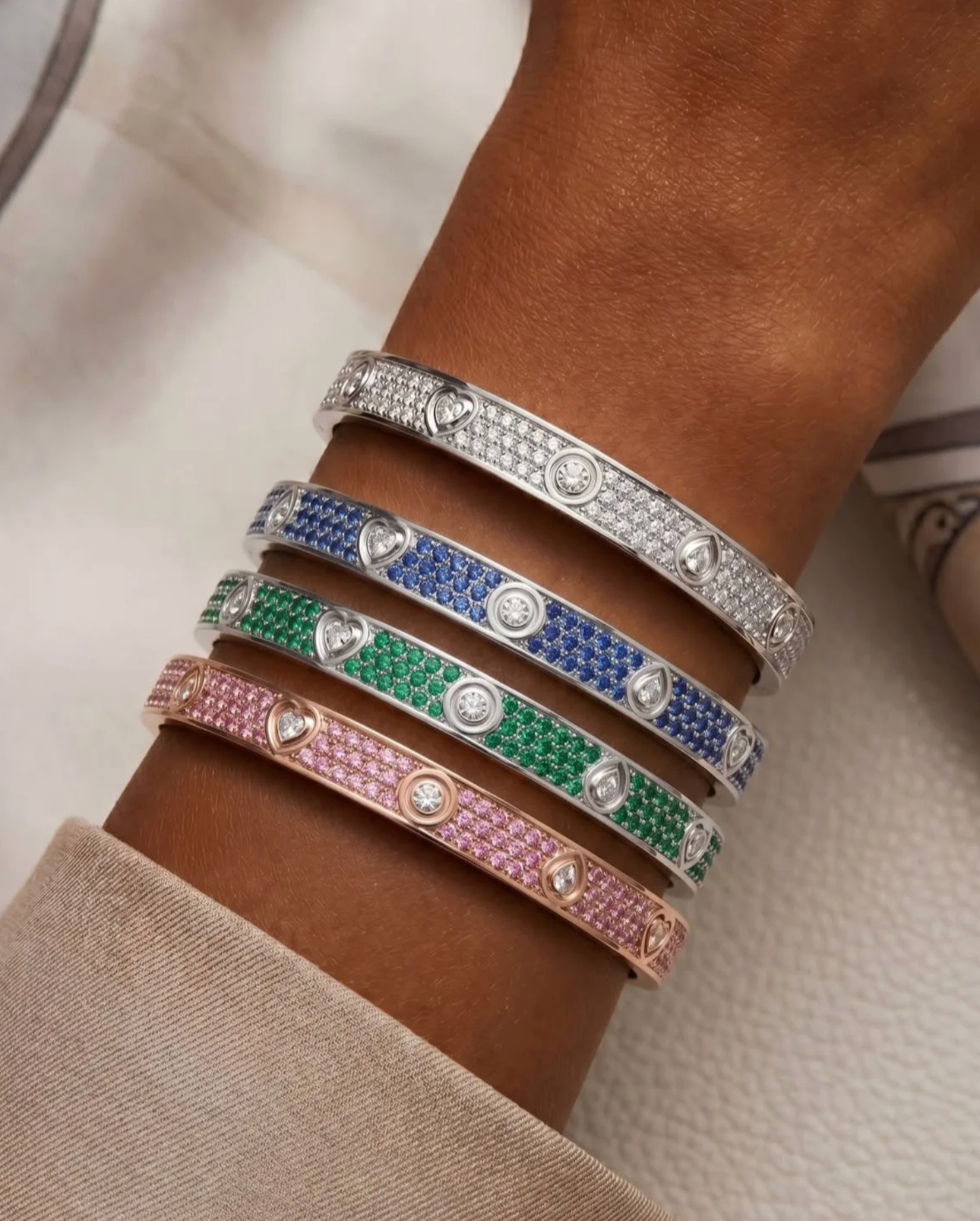 ¡®Dream¡¯ LOVE ARMBAND 6,1MM DIAMANTBESETZT