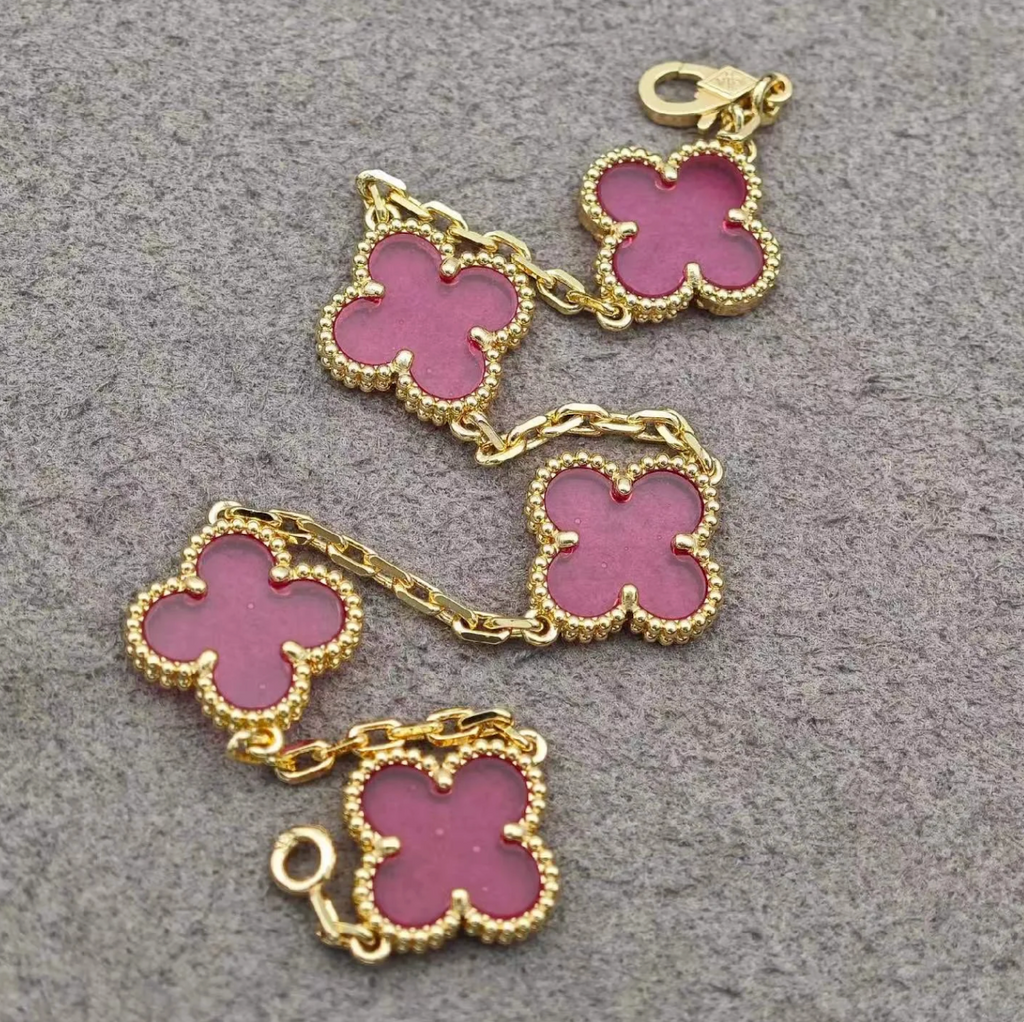 [Dream] 26 NEW PINK BUBBLE ENAMEL Bracelet
