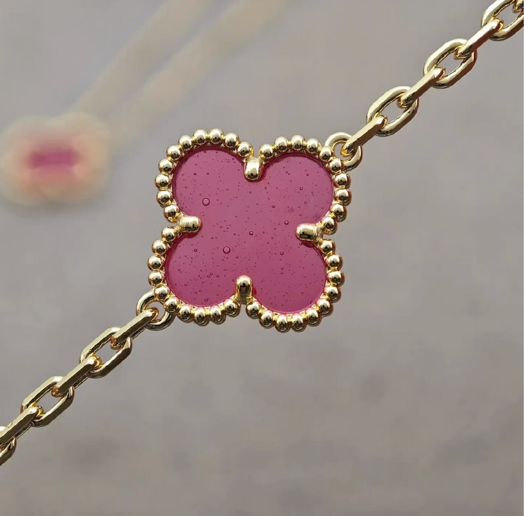 [Dream] 26 NEW PINK BUBBLE ENAMEL Bracelet