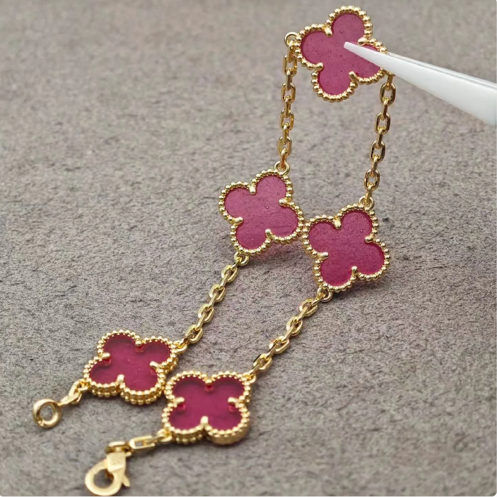 [Dream] 26 NEW PINK BUBBLE ENAMEL Bracelet