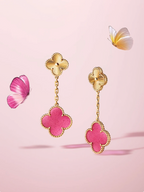 [Dream] 26 NEW PINK BUBBLE ENAMEL Earrings