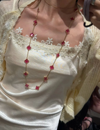 [Dream] 26 NEW PINK BUBBLE ENAMEL Necklace