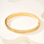 „Dream“ LIEBESARMBAND 4,8 MM DIAMANTBESETZT