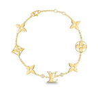 ¡®Dream¡¯STAR AND SUN 7 MOTIFS GOLD BRACELET