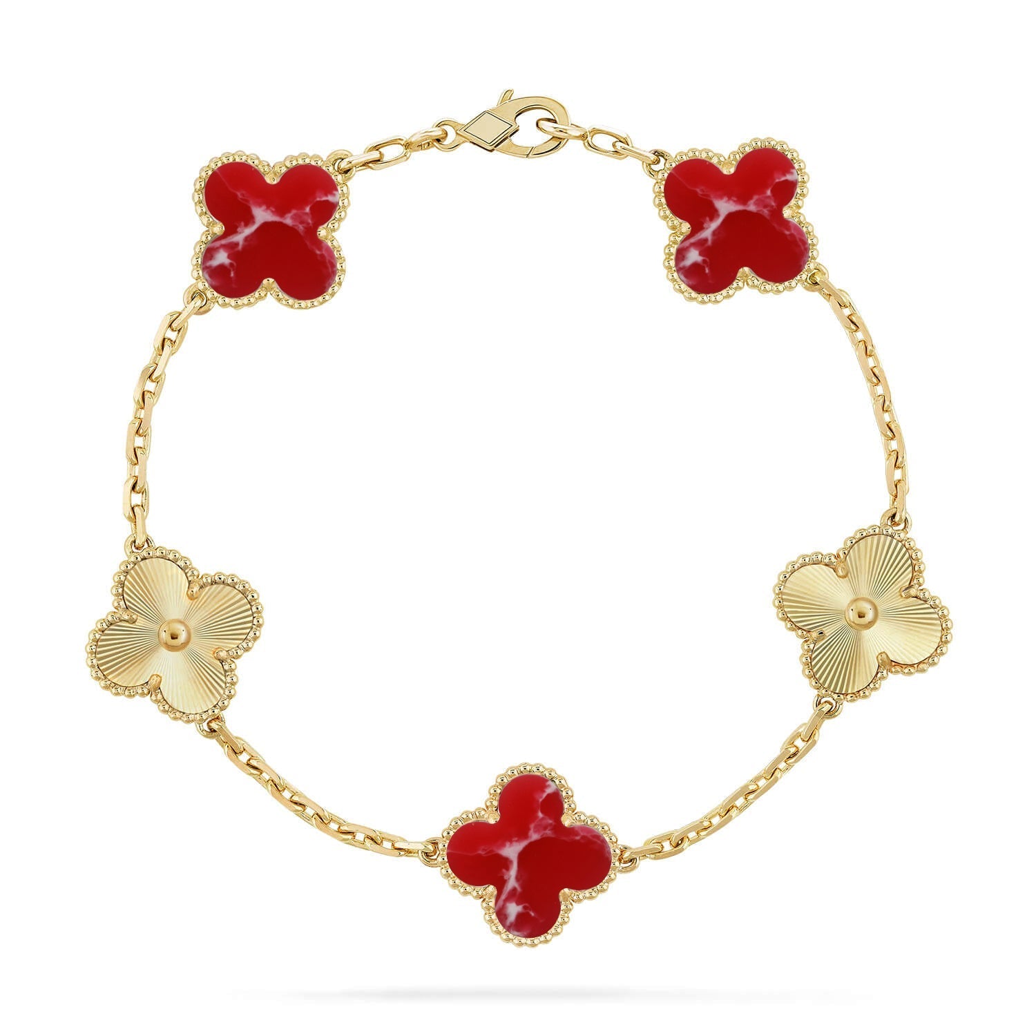 [Dream]Neue CLOVER 5 MOTIV ROTES MUSTER ARMBAND KOLLEKTION