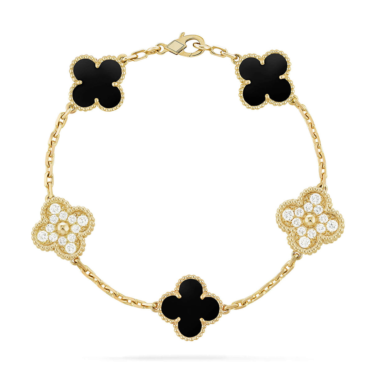 [Dream]NEUE CLOVER 5 MOTIF ONYXS ARMBAND KOLLEKTION