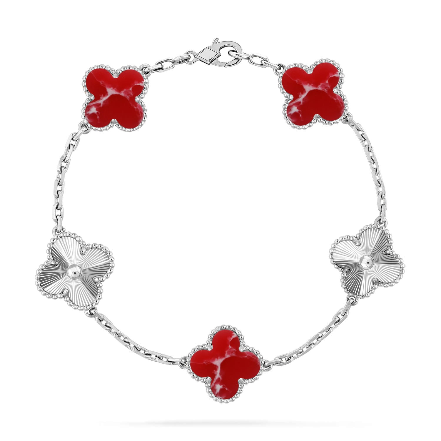 [Dream]Neue CLOVER 5 MOTIV ROTES MUSTER ARMBAND KOLLEKTION