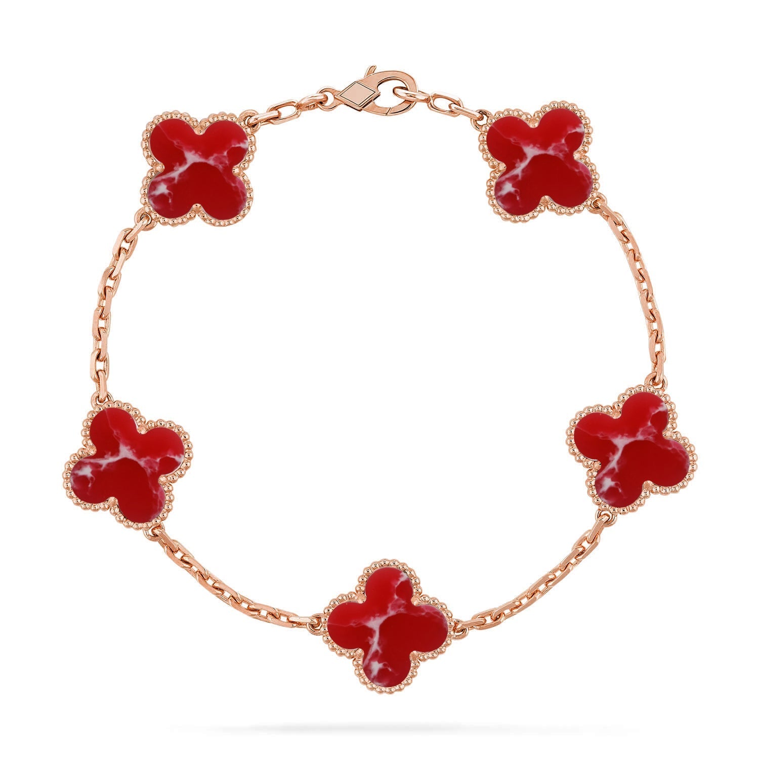 [Dream]Neue CLOVER 5 MOTIV ROTES MUSTER ARMBAND KOLLEKTION