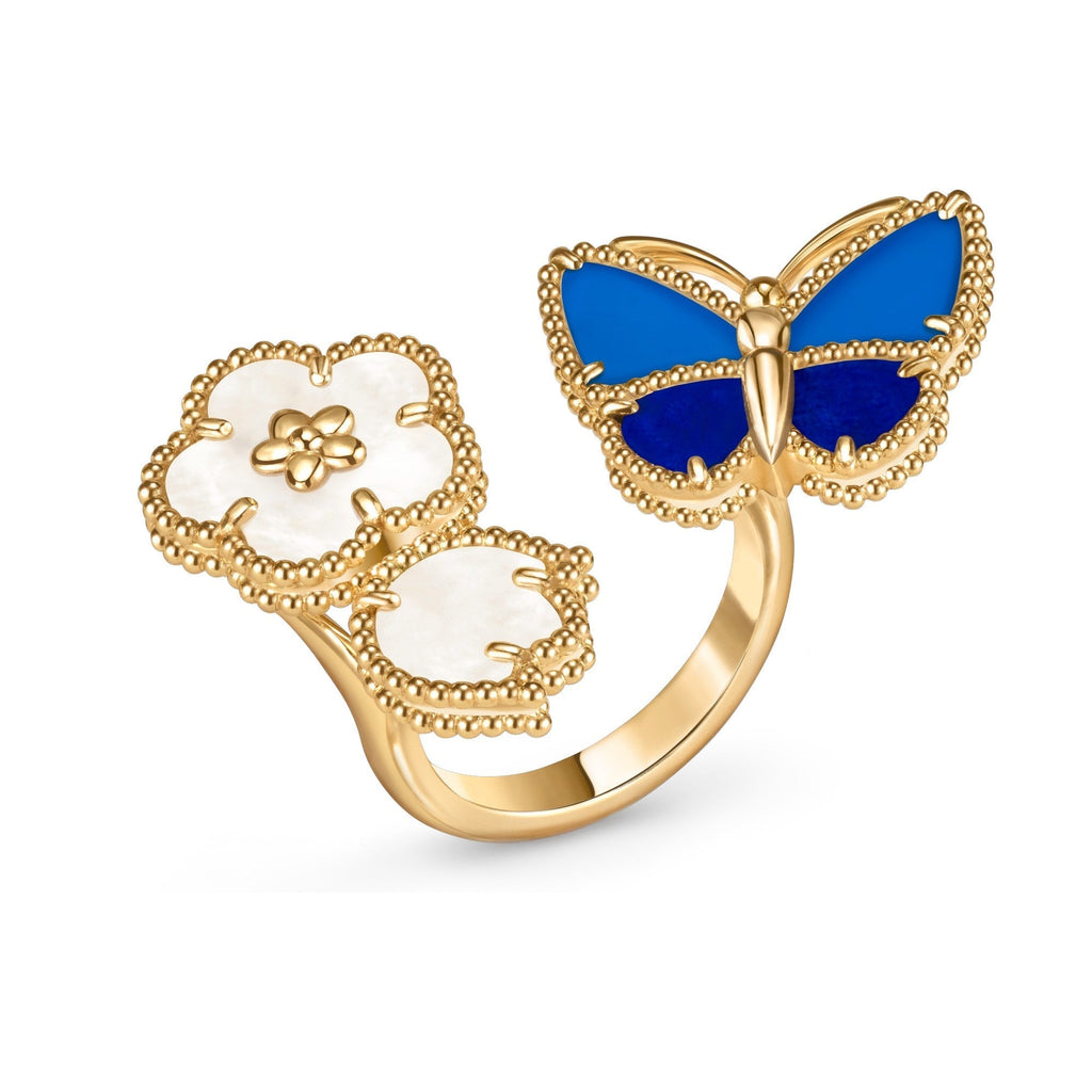 [Dream JURI]LUCKY SPRING BUTTERFLY OPEN-FACE RINGS