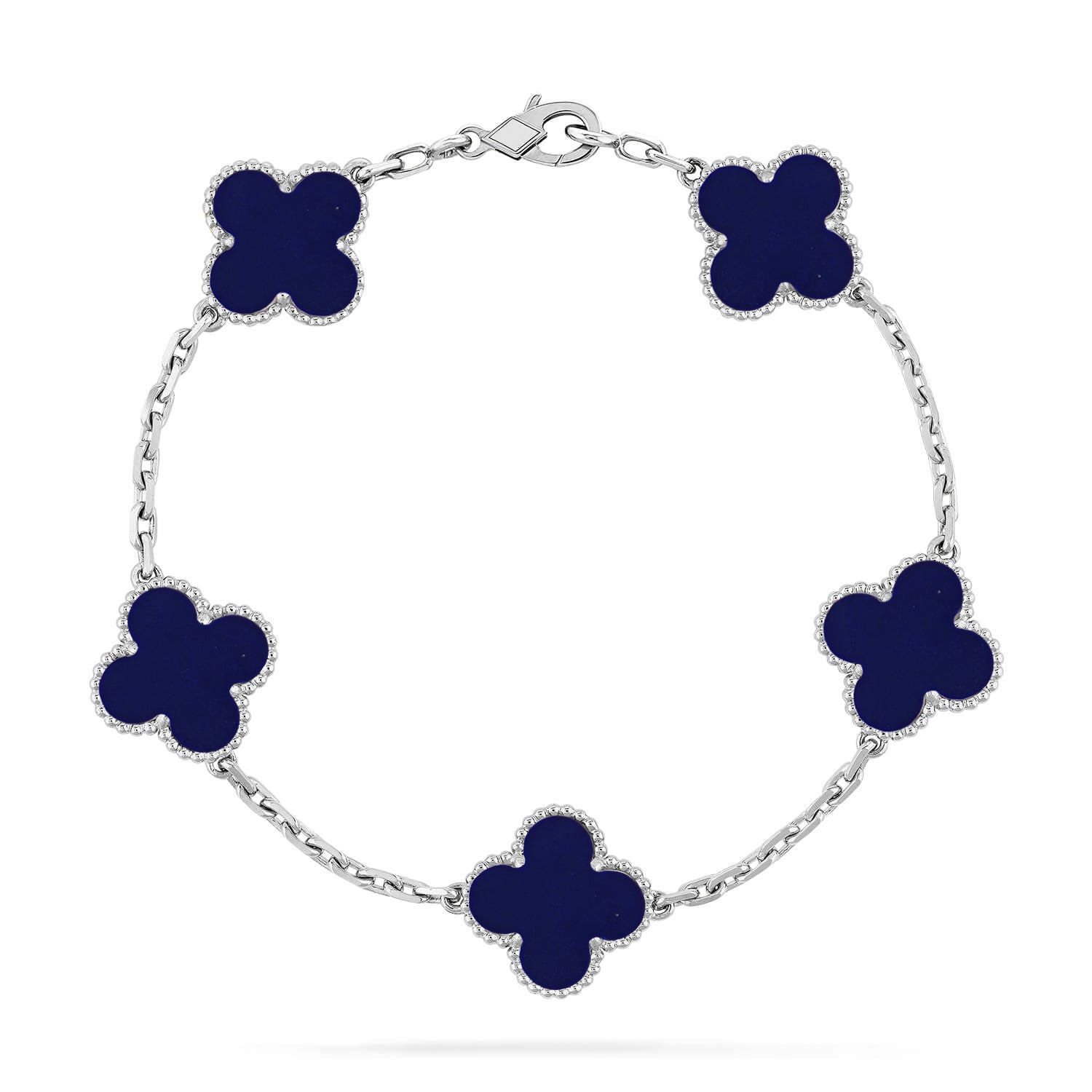[Dream]Neue CLOVER 5 MOTIF LAPIS LAZULI ARMBAND KOLLEKTION