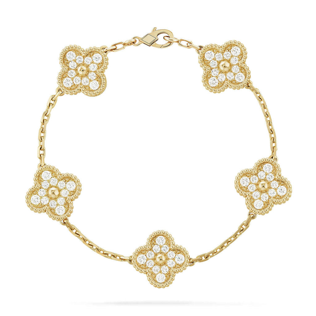 [Dream] Neue CLOVER 5 MOTIF FULL DIAMOND ARMBANDKOLLEKTION