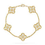 [Dream] Neue CLOVER 5 MOTIF FULL DIAMOND ARMBANDKOLLEKTION