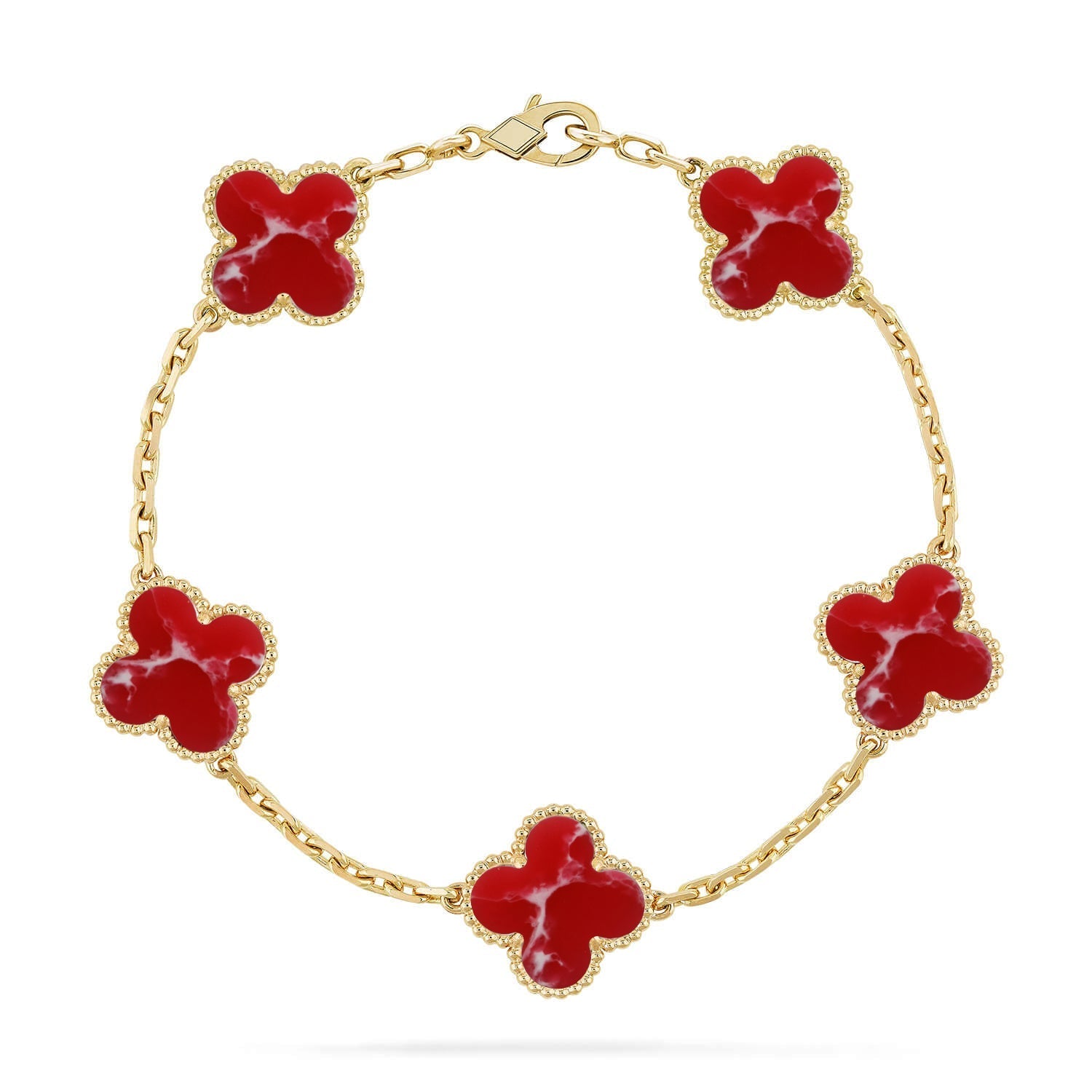 [Dream]Neue CLOVER 5 MOTIV ROTES MUSTER ARMBAND KOLLEKTION