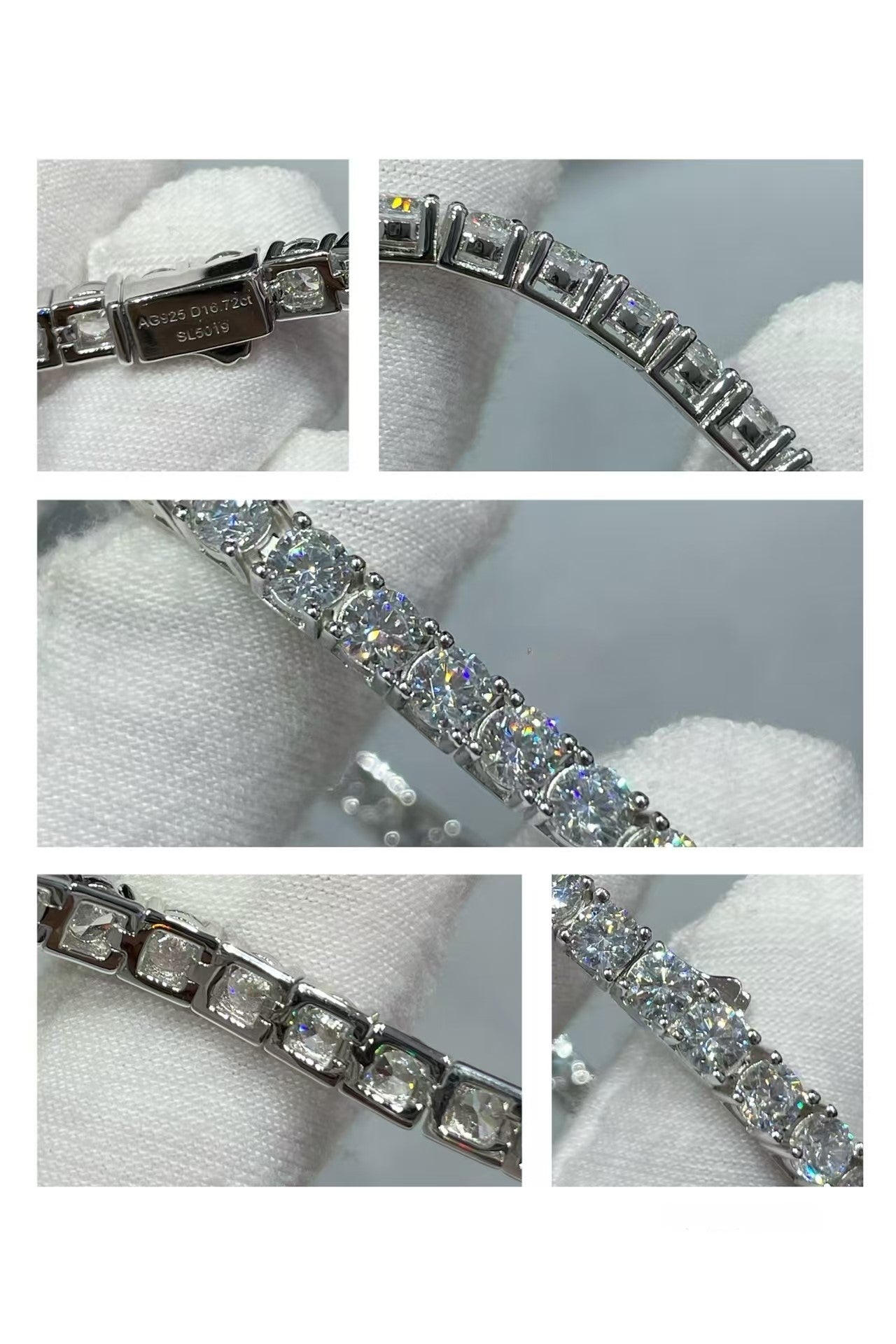 [¡®Dream¡¯]TENNISARMABAND MIT VOLLER DIAMANTFASSUNG