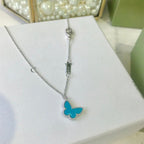 ¡®Dream¡¯BUTTERFLY TURQUOISE BUTTERFLY BRACELET SILVER