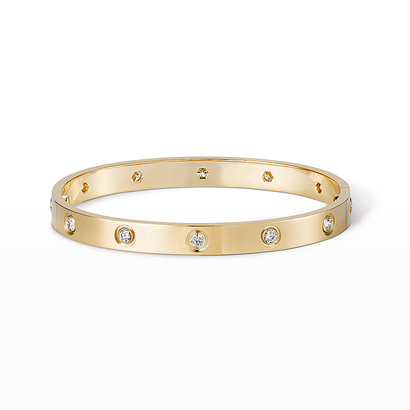 „DREAM“ LIEBESARMBAND 6.1MM 10 DIAMANTEN