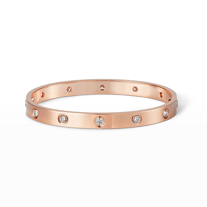 „DREAM“ LIEBESARMBAND 6.1MM 10 DIAMANTEN
