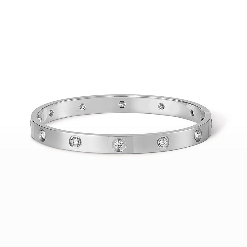 „DREAM“ LIEBESARMBAND 6.1MM 10 DIAMANTEN