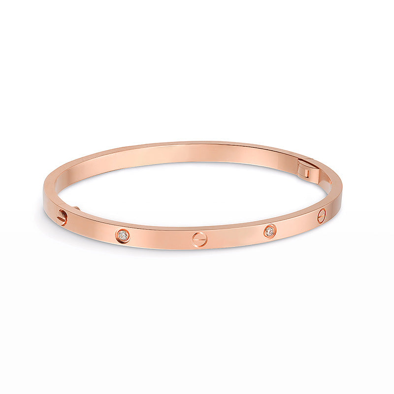 「ドリーム」LOVEブレスレット 3.65MM 6ダイヤモンド
