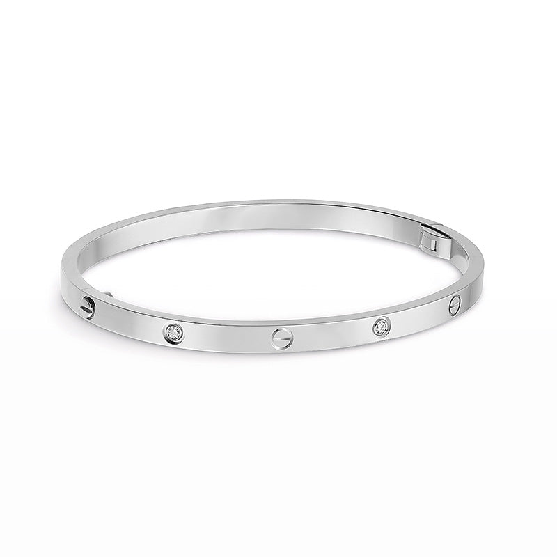「ドリーム」LOVEブレスレット 3.65MM 6ダイヤモンド