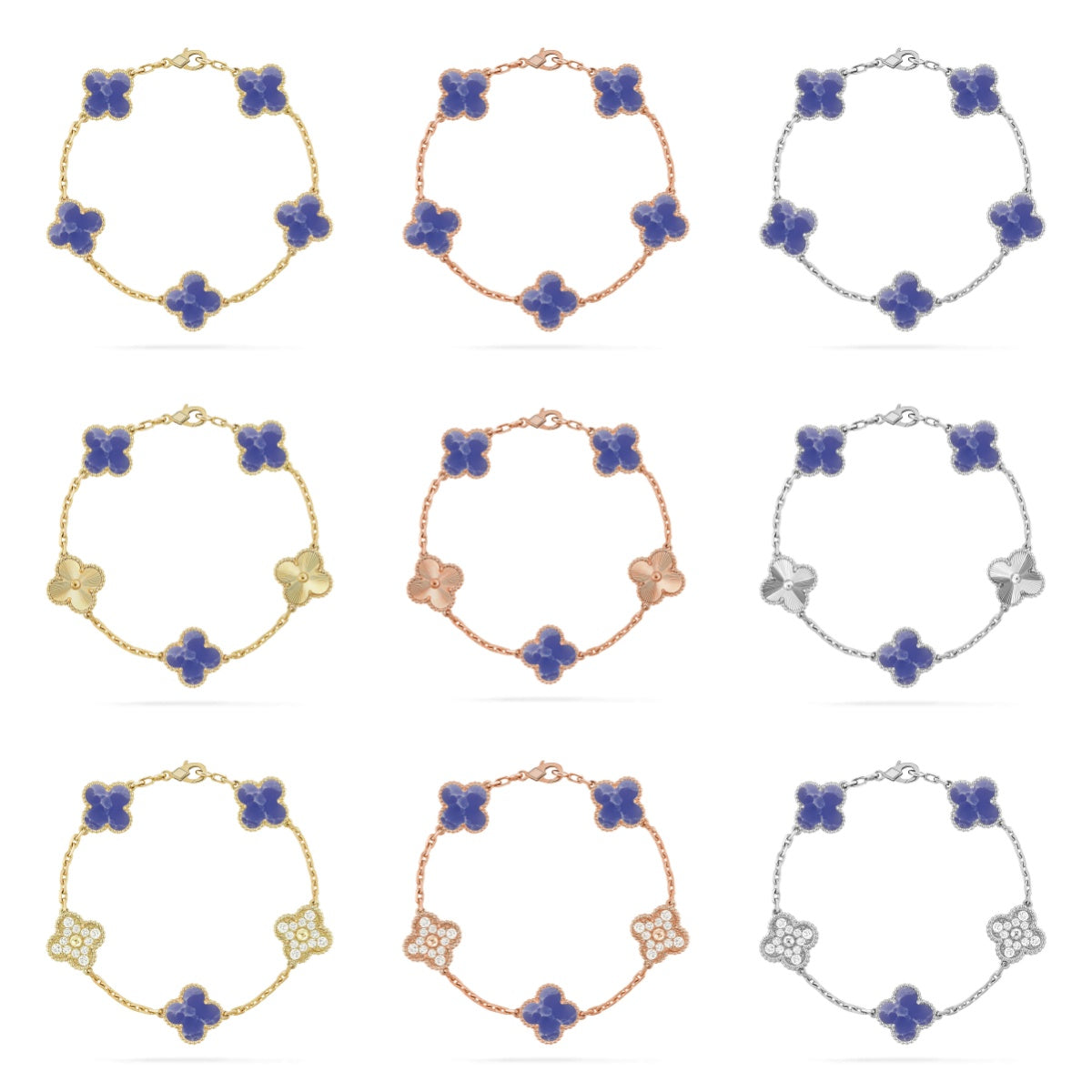 [Dream]Neue CLOVER 5 MOTIF BLUE VEINS ARMBANDKOLLEKTION