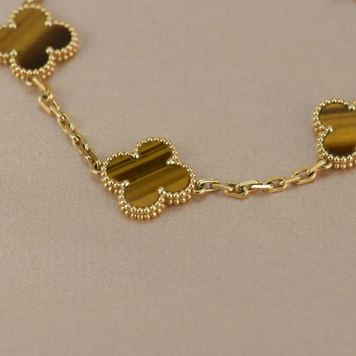 [Dream]Neue CLOVER 5 MOTIFS TIGER EYE ARMBAND-KOLLEKTION