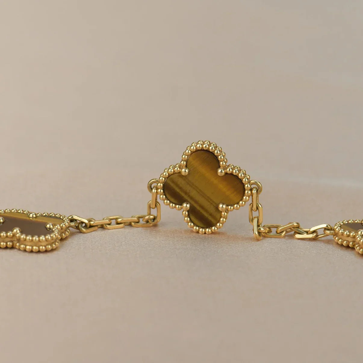 [Dream]Neue CLOVER 5 MOTIFS TIGER EYE ARMBAND-KOLLEKTION