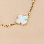 [Dream]New CLOVER WHITE PEARL MOP 5 MOTIF BRACELET COLLECTION