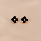 ¡®Dream¡¯CLOVER MEDIUM 1 MOTIFS ONYX DIAMOND OHRRINGE