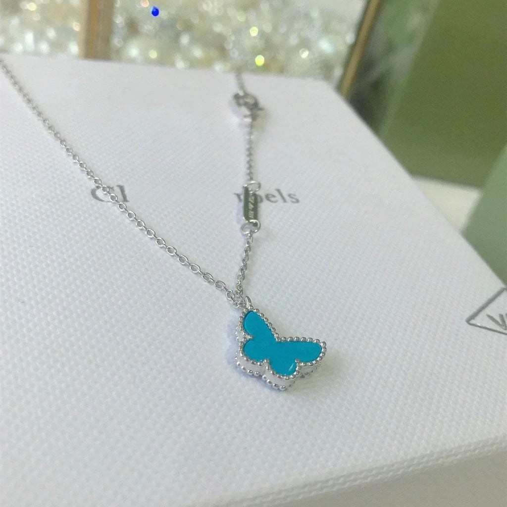 ¡®Dream¡¯BUTTERFLY TURQUOISE BUTTERFLY BRACELET SILVER