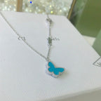 ¡®Dream¡¯BUTTERFLY TURQUOISE BUTTERFLY BRACELET SILVER