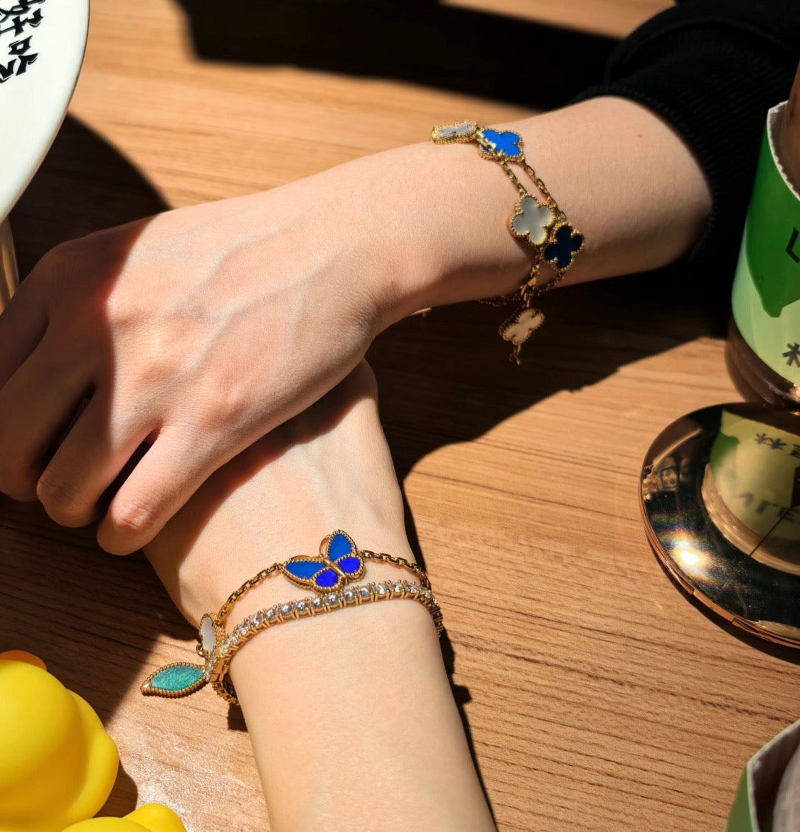 [Dream JURI]LUCKY SPRING BUTTERFLY 5 MOTIF BRACELET