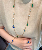 [Dream JURI]LUCKY SPRING BUTTERFLY 15 FLOWER NECKLACE