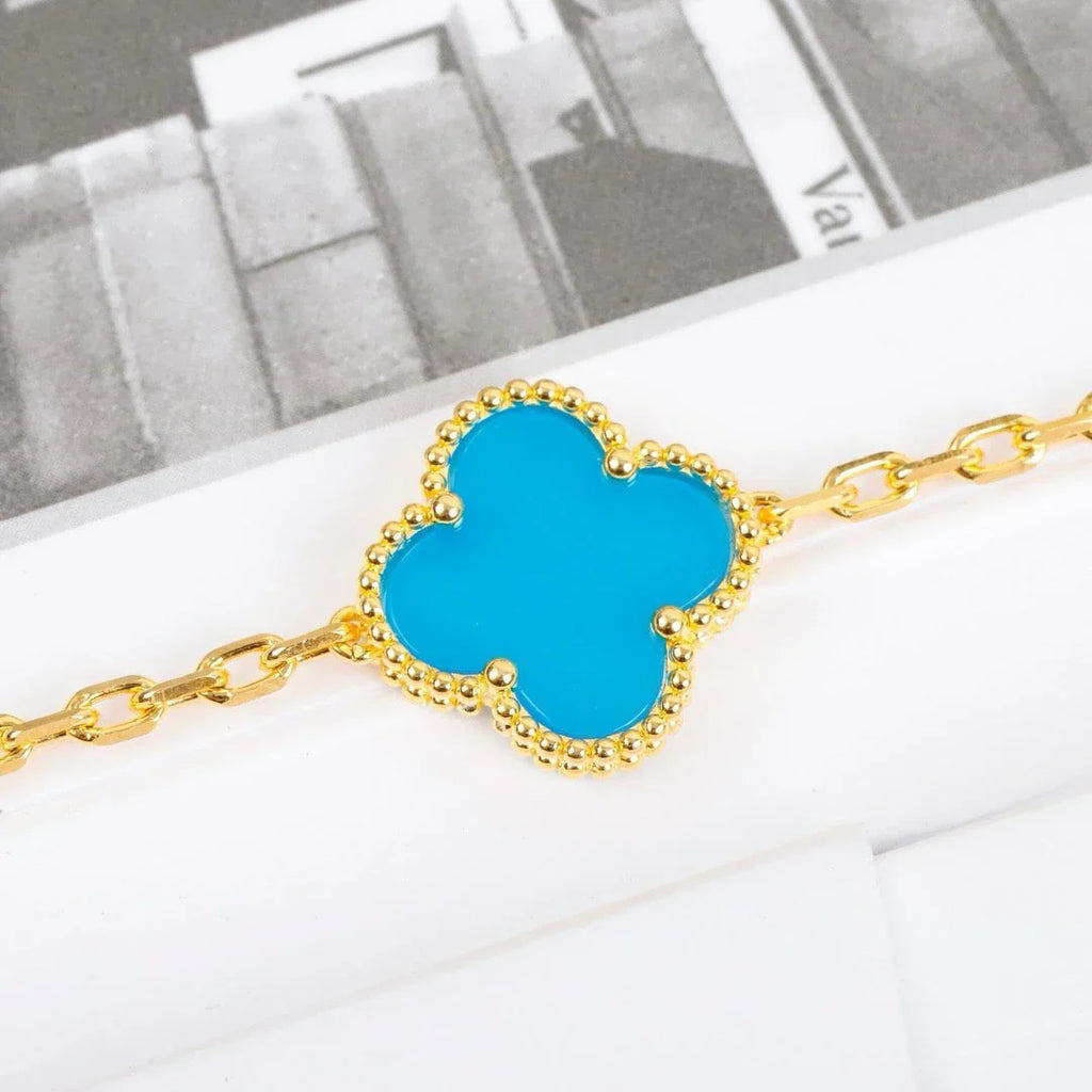 [Dream]Neue CLOVER 5 MOTIV TÜRKIS ARMBAND KOLLEKTION