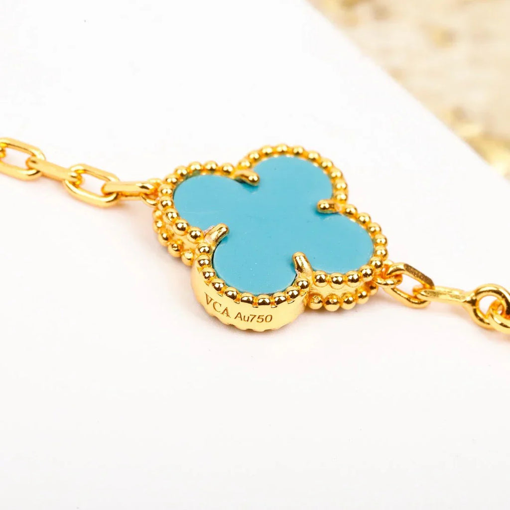 [Dream]Neue CLOVER 5 MOTIV TÜRKIS ARMBAND KOLLEKTION