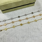 [¡®Dream¡¯]CLOVER 6 MOTIF DIAMOND LASER BRACELET