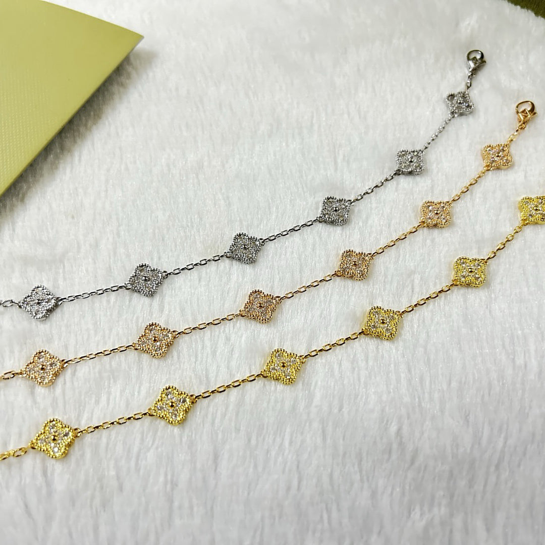 [Traum]Neues CLOVER 6 MOTIV DIAMANTARMREIF