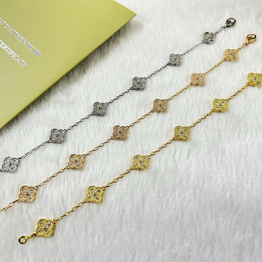 [Traum]Neues CLOVER 6 MOTIV DIAMANTARMREIF