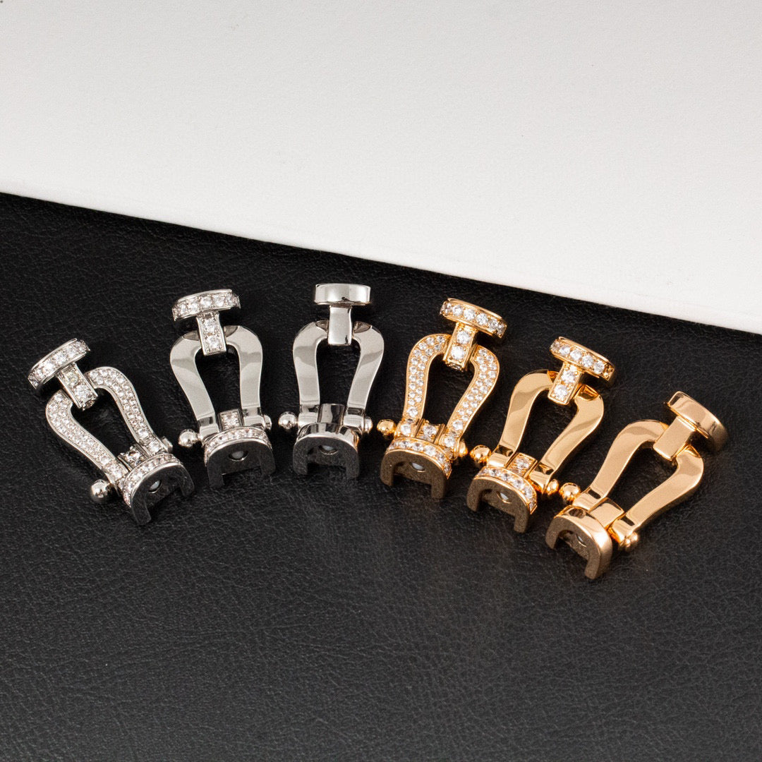 ¡®Dream¡¯FORCE LARGE HORSESHOE FULL DIAMOND BRACELET ROSE GOLD