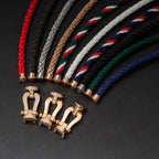 ¡®Dream¡¯FORCE LARGE HORSESHOE FULL DIAMOND BRACELET GOLD