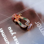 ¡®Dream¡¯FORCE LARGE HORSESHOE  COLORED DIAMOND BRACELET ROSE GOLD