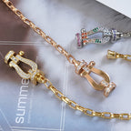 ¡®Dream¡¯FORCE LARGE HORSESHOE CLASP  METAL BRACELET